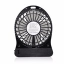 Ver imagem 1 de Mini Ventilador Portátil Bateria Recarregável 3 Velocidades Cores P C/bateria