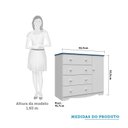 Ver imagem 6 de Cômoda Infantil 1 Porta e 4 Gavetas Tatá Yescasa