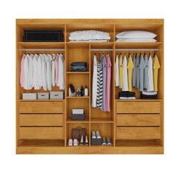 Guarda Roupa Oxford 6 Portas 6 Gavetas Mdf - Mademarcs - 3