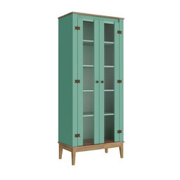 Cristaleira Movelbento Colonial, 2 Portas, Mdp e Mdf - Mb1019 - 1