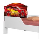 Ver mais imagens de Mini Cama Infantil 153x79 e Comoda 4 Gavetas 1 Porta MDF Livia Vermelho Decmade