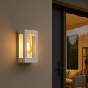 Ver imagem 2 de Conjunto 12 Luminárias Arandelas de Parede Branco Bivolt E27 Lente Transparente Prime Dital