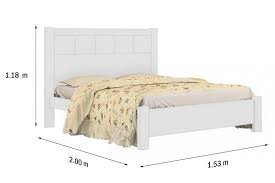 Cama Casal 100% mdf - Primícia BRANCO D'Doro - 2