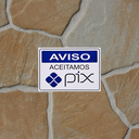 Ver imagem 3 de Combo 10 Placas de Sinalização Aviso Aceitamos Pix 20x15 Acesso - P-32/3 F9e