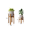 Ver imagem 4 de Kit 2 Suportes para Vaso 40 e 55cm em Madeira