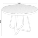 Ver imagem 7 de Kit Mesa Wine Com 4 Cadeiras Área Externa Espaço Gourmet Corda Náutica Belize D04 Bege - Lyam