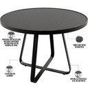 Ver imagem 5 de Kit Mesa Wine Com 4 Cadeiras Área Externa Espaço Gourmet Corda Náutica Belize D04 Bege - Lyam