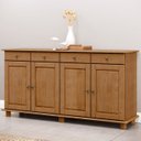 Ver imagem 1 de Balcão Buffet Sala de Jantar 169cm 4 Portas 4 Gavetas Rubia F07 - Mpozenato
