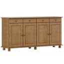 Ver imagem 2 de Balcão Buffet Sala de Jantar 169cm 4 Portas 4 Gavetas Rubia F07 - Mpozenato