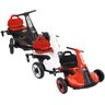 Drift Kart Elétrico Infantil 12V Scooter Triciclo Car Motorizado Luz Som Frente e Ré Brinqway Bw-221 - 1
