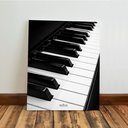 Ver imagem 7 de Kit 3 Quadro Decorativo Música Violão Piano Vinil Moderno 28x20cm
