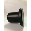 Ver imagem 4 de Kit 3 Ganchos Parede Pendurador Redondo Aluminio Resistente - Preto