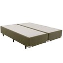 Ver imagem 1 de Base Cama Box Herval Imperatore Suede Verde Queen 158X198X39