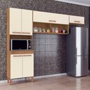 Ver imagem 3 de Cozinha Modena 6 Portas 6 Prateleiras Atualle Móveis Natura- Off White