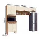 Ver imagem 2 de Cozinha Modena 6 Portas 6 Prateleiras Atualle Móveis Natura- Off White