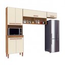 Ver imagem 1 de Cozinha Modena 6 Portas 6 Prateleiras Atualle Móveis Natura- Off White