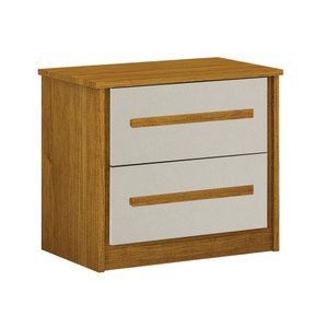 CRIADO 02 GAVETAS LISBOA:Freijó/Off White