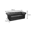 Ver imagem 2 de Namoradeira Chesterfield 186cm Rosê com Capitonê
