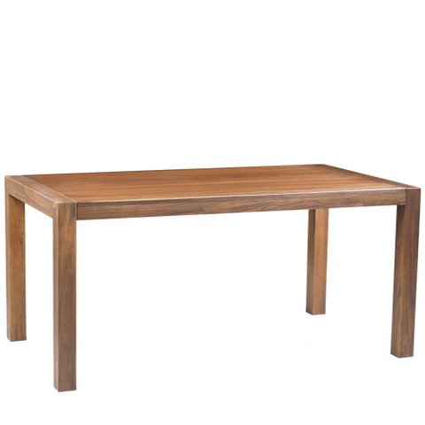 Mesa Sala de Jantar Cozinha Dumai 220cm Madeira Maciça Walnut Escovado - Gran Belo