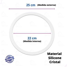 Borracha Silicone Cristal Original Panela Pressão Clock Inox Rochedo Inox 4l / 6l / 8l - 5