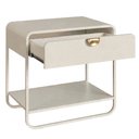 Ver imagem 2 de Mesa de Cabeceira 1 Gaveta Luna - Off White