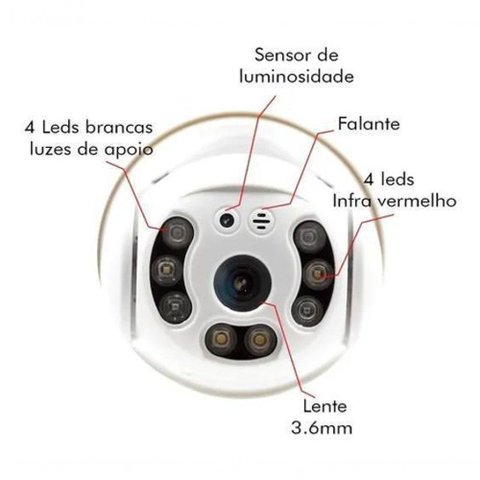 Câmera Speed Dome Ip Wifi Externa Icsse Movel 2mp