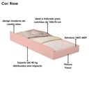Ver imagem 4 de Cama Auxiliar para Mini Cama Mdf 149x74 Cm 1143 Rose Decmade