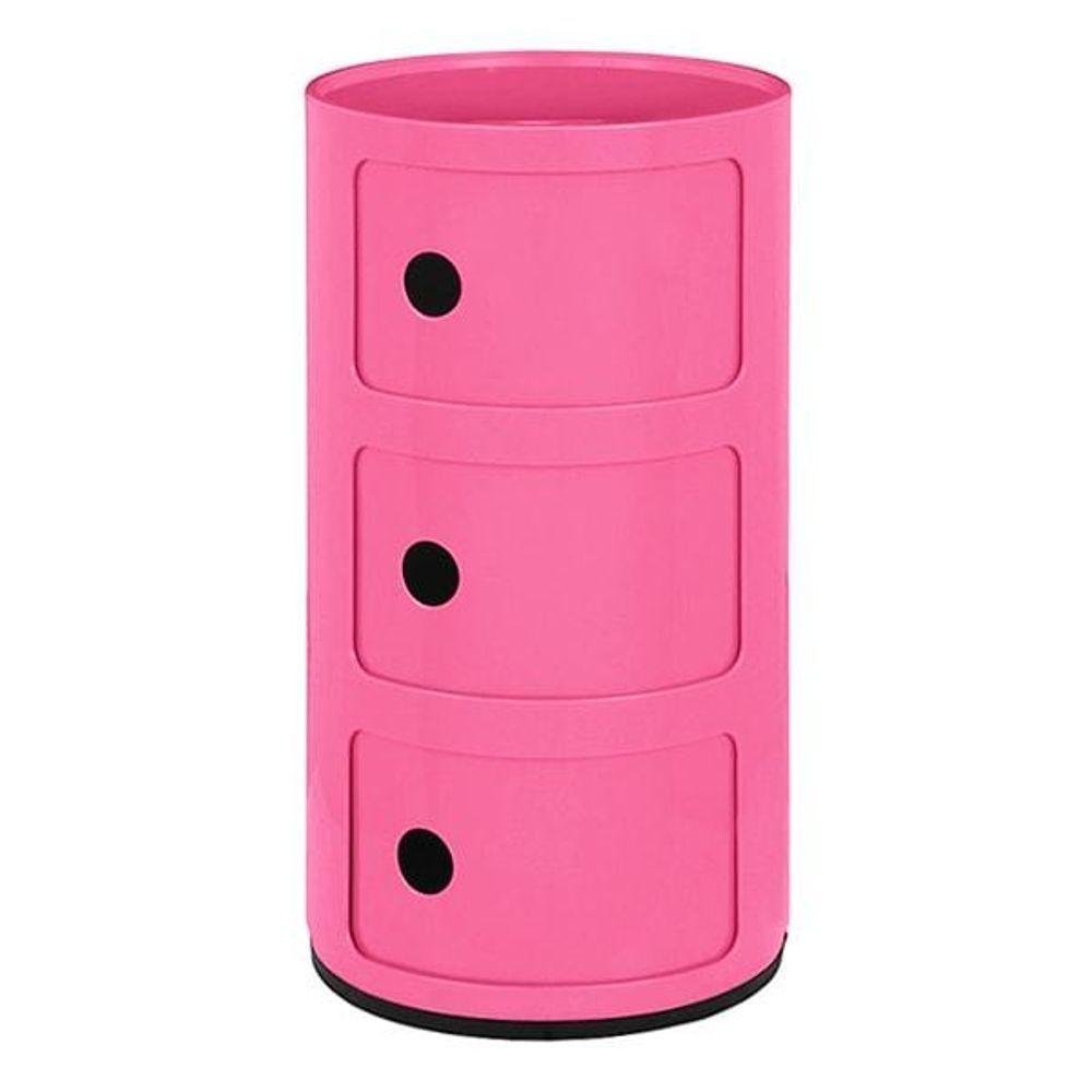 Módulo Organizador Componibili Castelli 3 Andares Rosa Rosa ...
