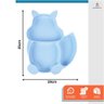 Prato Infantil Silicone 3 Divisórias Alimentação C/ Ventosa Azul - 2