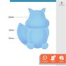 Prato Infantil Silicone 3 Divisórias Alimentação C/ Ventosa Azul - 6