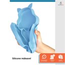 Ver imagem 3 de Prato Infantil Silicone 3 Divisórias Alimentação C/ Ventosa Azul