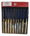 Ver imagem 1 de Kit de Lima Diamantada c/ Banho Titanio 10 Pcs 140 mm #200