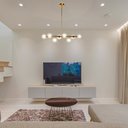 Ver imagem 2 de Pendente Molecular Dourado com Globos Transparente 77cm 8g9 Paris Luz