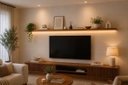 Ver imagem 2 de Prateleira MDF 30mm LED 270x20 Suporte Invisivel Freijo Natura 3000k 220V