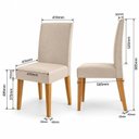 Ver imagem 5 de Conjunto Canto Alemão 5 Lugares 90cm com Mesa e 2 Cadeiras