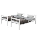 Ver imagem 2 de Beliche Solteiro Veneza Mdf Quarto com 2 Colchão Incluso D20:branca Mdf