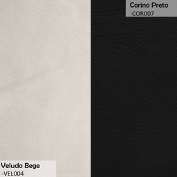 Poltrona Orgânica Decorativa Lara Veludo Bege/pu Preto - Montanaris Decor Md Montanaris Decor - 7