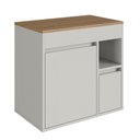 Ver imagem 1 de Armário de Banheiro Bangladesh 1 Porta 1 Gaveta Arenas - Art In Móveis