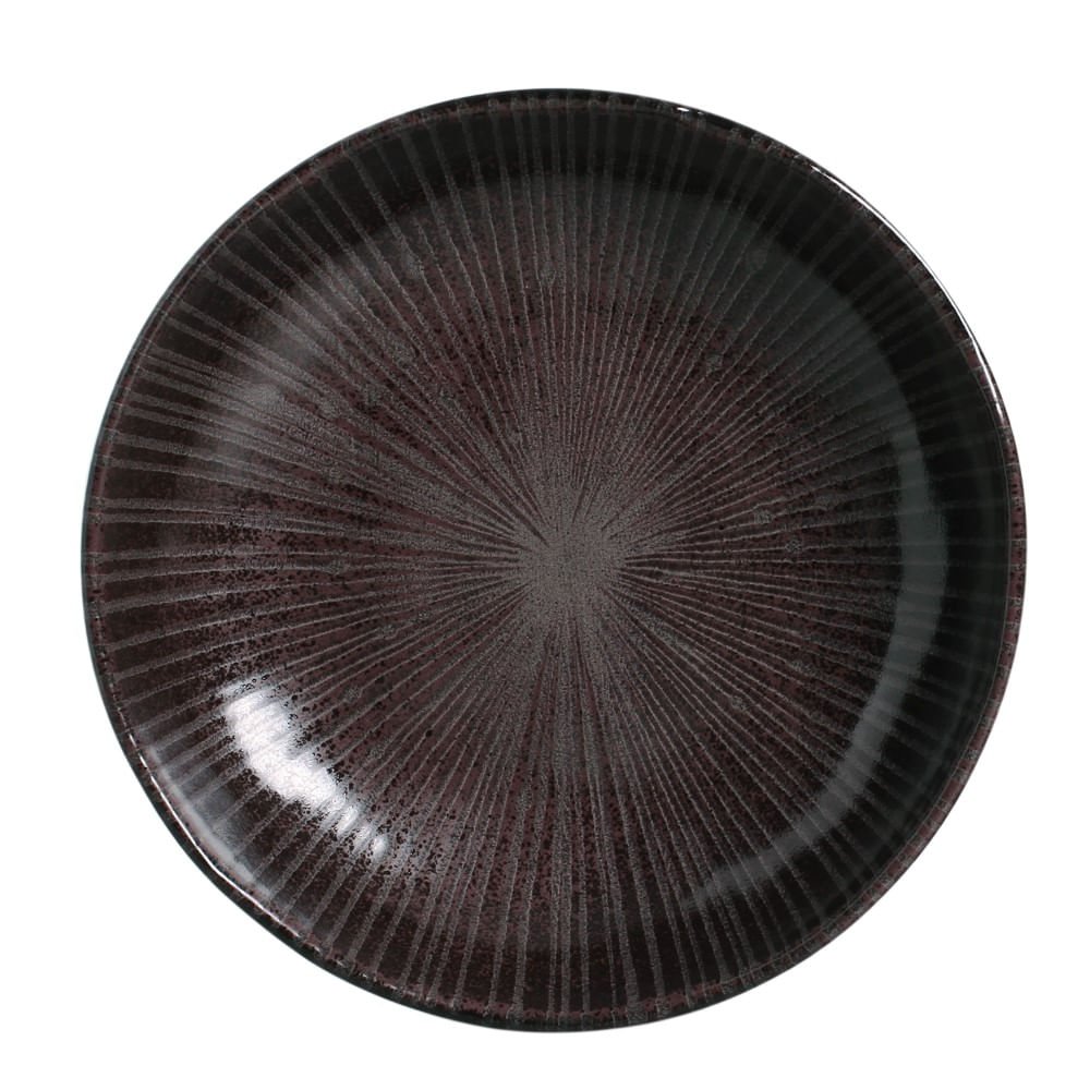 Jogo com 06 Pratos Fundos Bio Stoneware Cerne Preto