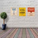 Ver imagem 2 de Kit 3 Placas Cozinha Propagandas Antigas 18x27cm