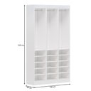 Ver imagem 3 de Closet Casal Andorra 15 Prateleiras Branco - Pnr Móveis
