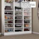 Ver imagem 6 de Closet Casal Andorra 15 Prateleiras Branco - Pnr Móveis