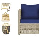 Ver imagem 4 de Mesa Centro e 1 Poltrona Madri Corda Náutica Estofado 10 Trama Original
