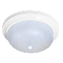 Ver imagem 1 de Plafon Aluminio Sol para 2 Lampadas Bacia de Vidro Lapidada:lapidado/branco/110/221