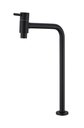 Ver imagem 3 de Torneira Banheiro Lavatório Inox Mesa Longa 35 Cm Preta Nox09b Doan
