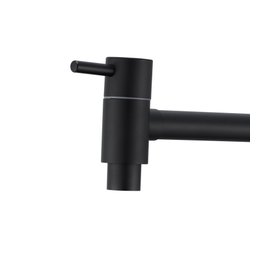 Torneira Banheiro Lavatório Inox Mesa Longa 35 Cm Preta Nox09b Doan - 2