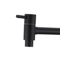 Ver imagem 2 de Torneira Banheiro Lavatório Inox Mesa Longa 35 Cm Preta Nox09b Doan