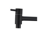 Ver imagem 2 de Torneira Banheiro Lavatório Inox Mesa Longa 35 Cm Preta Nox09b Doan