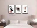 Ver imagem 2 de Quadros Placas MDF 6mm Quarto Sala Cacto Flor 3 un 29x20