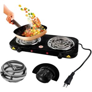 Super Fogão Cooktop Elétrica Fix Aço Inoxidável 2000w 110v